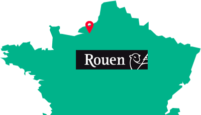 Carte AF Rouen